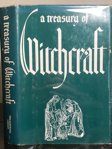 A TREASURY OF WITCHCRAFT - True 1st/1st 1961 HC/DJ, HARRY WEDECK, Occult WICCA