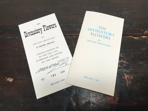 SIGNED - THE DIVINATORY FLOWERS TAROT - MENEGAZZI, LIMITED ED 183/500 MINT, 1980