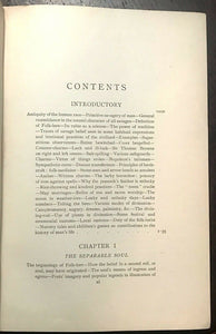 INTRODUCTION TO FOLK-LORE - Roalfe-Cox, 1904 MAGIC MYTHS FOLKLORE GHOSTS GODS