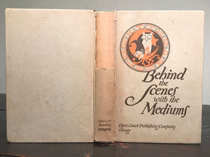 BEHIND THE SCENES WITH THE MEDIUMS - DAVID ABBOTT, 1926 - Conjuring Spirits
