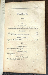 PETIT ALMANACH DES DAMES -1st 1818 - ALMANAC POETRY CALENDAR FABLES ILUSTRATED
