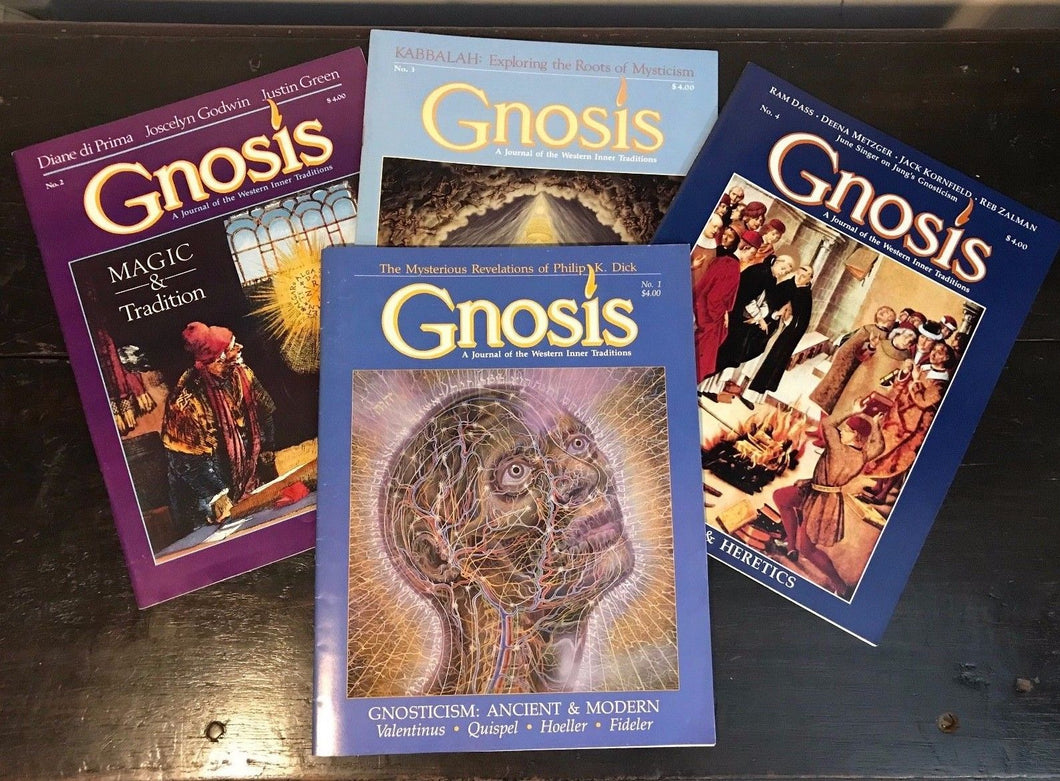 GNOSIS MAGAZINE ISSUES 1-9 — RELIGIOUS SPIRITUAL ESOTERIC OCCULT, 1985-1988