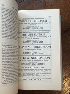 THE OCCULT REVIEW - Vol 54, 6 Issues 1931 - DIVINATION MAGICK LEGENDS A.E. WAITE