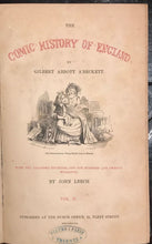 COMIC HISTORY OF ENGLAND, Gilbert A'Beckett 1st/1st 1847, 2 Vols, 120 ENGRAVINGS