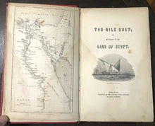 NILE BOAT, GLIMPSES OF THE LAND OF EGYPT - 1st Ed 1851 ILLUSTRATED ANCIENT EGYPT