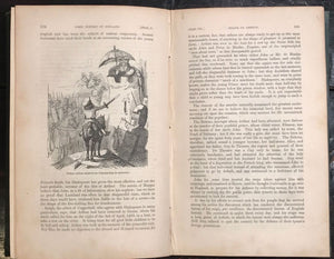 COMIC HISTORY OF ENGLAND, Gilbert A'Beckett 1st/1st 1847, 2 Vols, 120 ENGRAVINGS