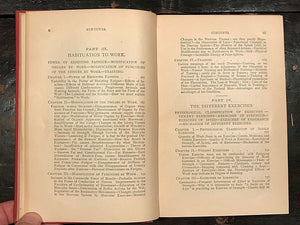 PHYSIOLOGY OF BODILY EXERCISE - LaGrange, 1st Ed 1890 - EARLY SPORTS MEDICINE
