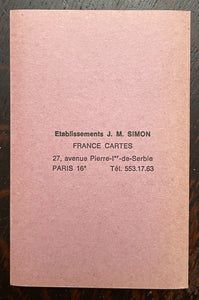 THE PALMISTRY TAROT - Grimaud & Maureau, 1963 - UNUSED TAROT DIVINATION CARDS