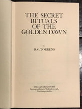 THE SECRET RITUALS OF THE GOLDEN DAWN, R.G. Torrens, 1st /1st 1973 HC/DJ MAGIC