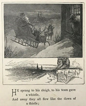 THE NIGHT BEFORE CHRISTMAS - Clement C. Moore, 1883 - SANTA CLAUS RARE EDITION