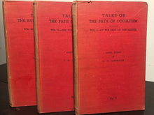 TALKS ON THE PATH OF OCCULTISM - Besant, Leadbeter - Scarce Full 3 Vol Set, 1930