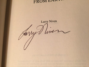 GIFT FROM EARTH, Larry Niven 1st/1st 1968 HC/DJ — SIGNED REVIEW COPY Rare SCI FI