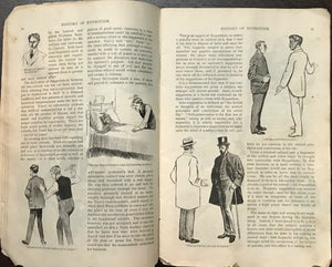 1900 Rare HYPNOTISM MESMERISM MAGIC MAGICIAN LESSONS - Prof L.A. Harraden