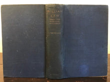 MYSTICAL WRITINGS OF WILLIAM LAW - HOBHOUSE, 1st/1st 1938 - Christian Mysticism