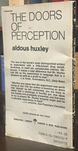 THE DOORS OF PERCEPTION - Aldous Huxley, 1st 1970 - DRUGS 1960s MIND EXPANSION