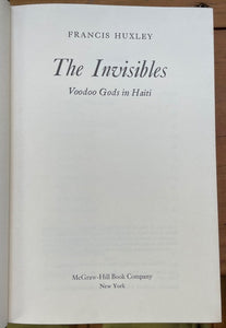 THE INVISIBLES - 1st 1969 SORCERY MAGICK VOODOO GODS HAITI CEREMONIES POSSESSION