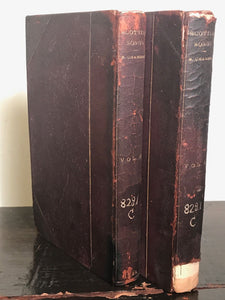 1829 THE SCOTTISH SONGS by ROBERT CHAMBERS, 1st/1st, 2 Vols Scotland Folk Songs