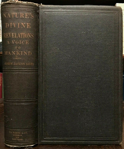 1869 PRINCIPLES OF NATURE, HER DIVINE REVELATIONS - SPIRITUALISM AFTERLIFE SOUL
