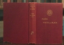 MAGIC, WHITE AND BLACK - Hartmann, 1928 - OCCULTISM WITCHCRAFT MAGICK SORCERY