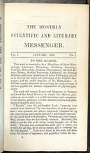 MONTHLY SCIENTIFIC MESSENGER: ASTROLOGY, ASTRONOMY - Simmonite, 1st 1843