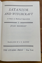 SATANISM AND WITCHCRAFT - Michelet, PERSECUTION DEMONOLOGY MAGICK SORCERY SATAN