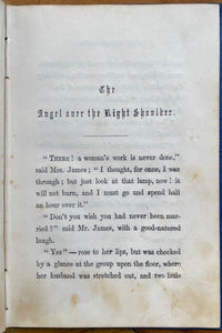 ANGEL OVER THE RIGHT SHOULDER - Scarce 1st 1852 - DOMESTICITY WOMEN SPIRITUALITY