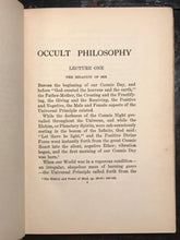 1920 — OCCULT PHILOSOPHY by Isabella Ingalese 2nd Edition, OCCULT PSYCHIC SPIRIT