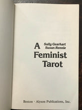 FEMINIST TAROT - Gearhart / Rennie, 1st 1981 FEMINISM OCCULT DIVINATION PROPHECY