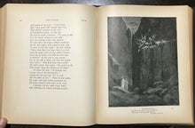 1880s DANTE'S INFERNO, Illustrations by Gustave Dore - HELL SATAN DEVIL DAMNED