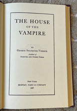 HOUSE OF THE VAMPIRE - Arno Press / Viereck, 1st 1976 - PSYCHIC BISEXUAL VAMPIRE