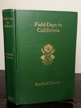 FIELD DAYS IN CALIFORNIA, Brad Torrey 1st/1st 1913, ILLUSTRATED NATURE Near Mint