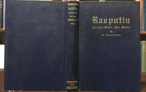 RASPUTIN: NEITHER DEVIL NOR SAINT - 1st 1942, PROPHET PROPHECIES SIGNED & EDITED