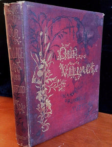 OUR VILLAGE by MARY R. MITFORD, 1st / 1st 1879 with 150 RARE Woodblock Prints