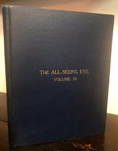 MANLY P. HALL, THE ALL-SEEING EYE Vol. III Issues 1-21 Ed. M.P. Hall 1926 SCARCE