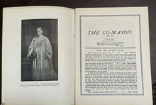 THE CO=MASON Journal, 4 ISSUES - 1st 1924 MEN WOMEN FREEMASONRY MASONIC EQUALITY