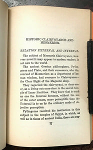 1925 CRYSTAL GAZING - HYPNOTISM TELEPATHY OCCULT DIVINATION FORTUNE TELLING