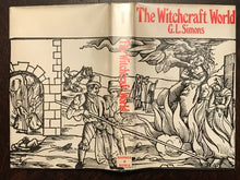 THE WITCHCRAFT WORLD - 1st Ed, 1974 - WITCHES WICCA OCCULT MYTHOLOGY PRACTICE