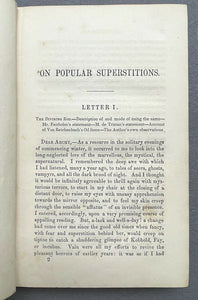 POPULAR SUPERSTITIONS & MESMERISM - Herbert Mayo, 1852 VAMPIRES GHOSTS HYPNOSIS