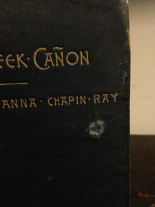 IN BLUE CREEK CANON by Ann C. Ray, First Edition, VERY RARE: Old West, Mountains