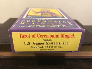 1994 - TAROT OF CEREMONIAL MAGICK - LON DUQUETTE - 1st/1st NEAR MINT Tarot Cards