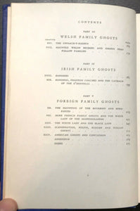 FAMILY GHOSTS AND GHOSTLY PHENOMENA - O'Donnell, 1st 1934 OCCULT SPIRITS PHANTOM