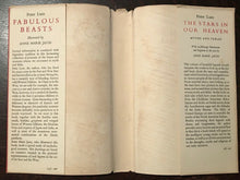 FABULOUS BEASTS - Peter Lum, 1st Ed 1950 - OCCULT MYTHOLOGY BESTIARY MONSTERS