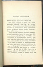 1925 CRYSTAL GAZING - HYPNOTISM TELEPATHY OCCULT DIVINATION FORTUNE TELLING