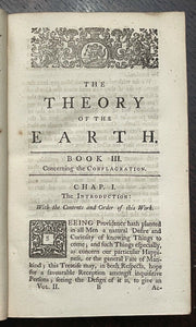 1759 - SACRED THEORY OF THE EARTH - COSMOGONY CHRISTIAN HOLLOW EARTH SCIENCE