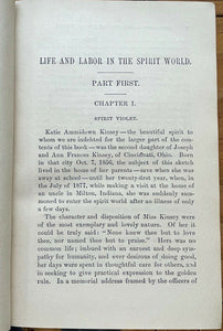 LIFE AND LABOR IN THE SPIRIT WORLD - 1887 SPIRITS SPIRITUALISM HEAVEN AFTERLIFE