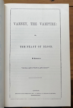 VARNEY THE VAMPYRE  - Rymer / Prest - 2 Vols, 1972 - VAMPIRE GOTHIC LITERATURE