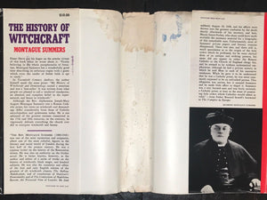 THE HISTORY OF WITCHCRAFT by Montague Summers, 1st Ed / 5th Printing, 1965 HC/DJ