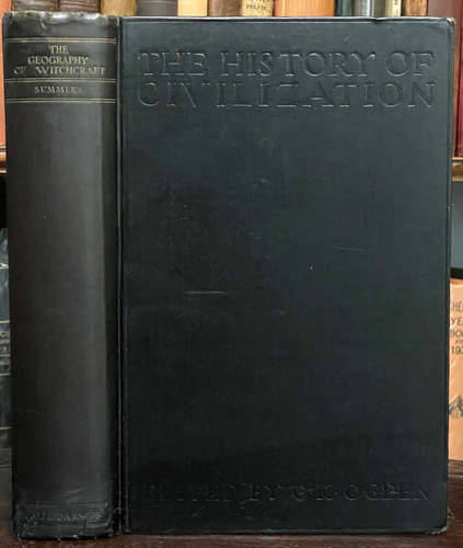 GEOGRAPHY OF WITCHCRAFT - Montague SUMMERS, 1st 1927 - WITCHES DEMONS MAGICK