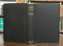 FAMOUS CURSES - ELLIOTT O'DONNELL, 1st 1929 - WITCHCRAFT OCCULT GHOSTS MYTHS