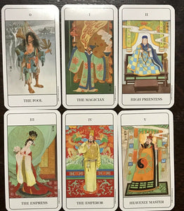 CHINESE TAROT DECK - 1st Ed, 1989 - Complete 78 Cards, NEW OLD STOCK Never Used